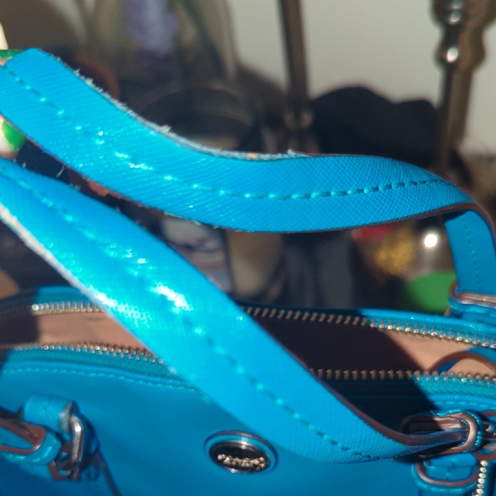 Coach Satchel with Double Handles And Strap - Picture 5 of 10